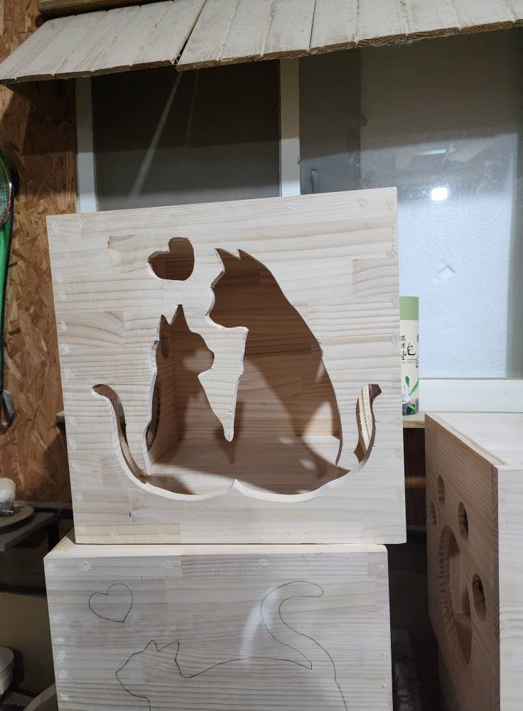 【客製化商品】貓房訂製的貓箱~跟屋外貓箱設計│木工構圖設計│唐莊企業有限公司│木居手作工坊 - 第8張圖 8