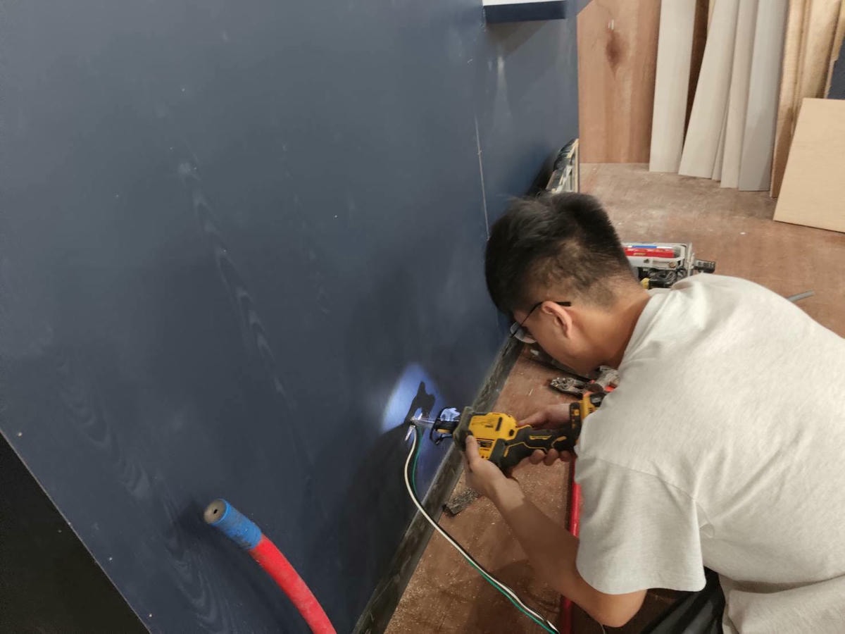 【新北裝潢】新莊咖啡廳空間大改造~從零開始打造夢想│木工裝潢│冷氣&水電工程│唐莊企業有限公司│木居手作工坊 - 第5張圖 6