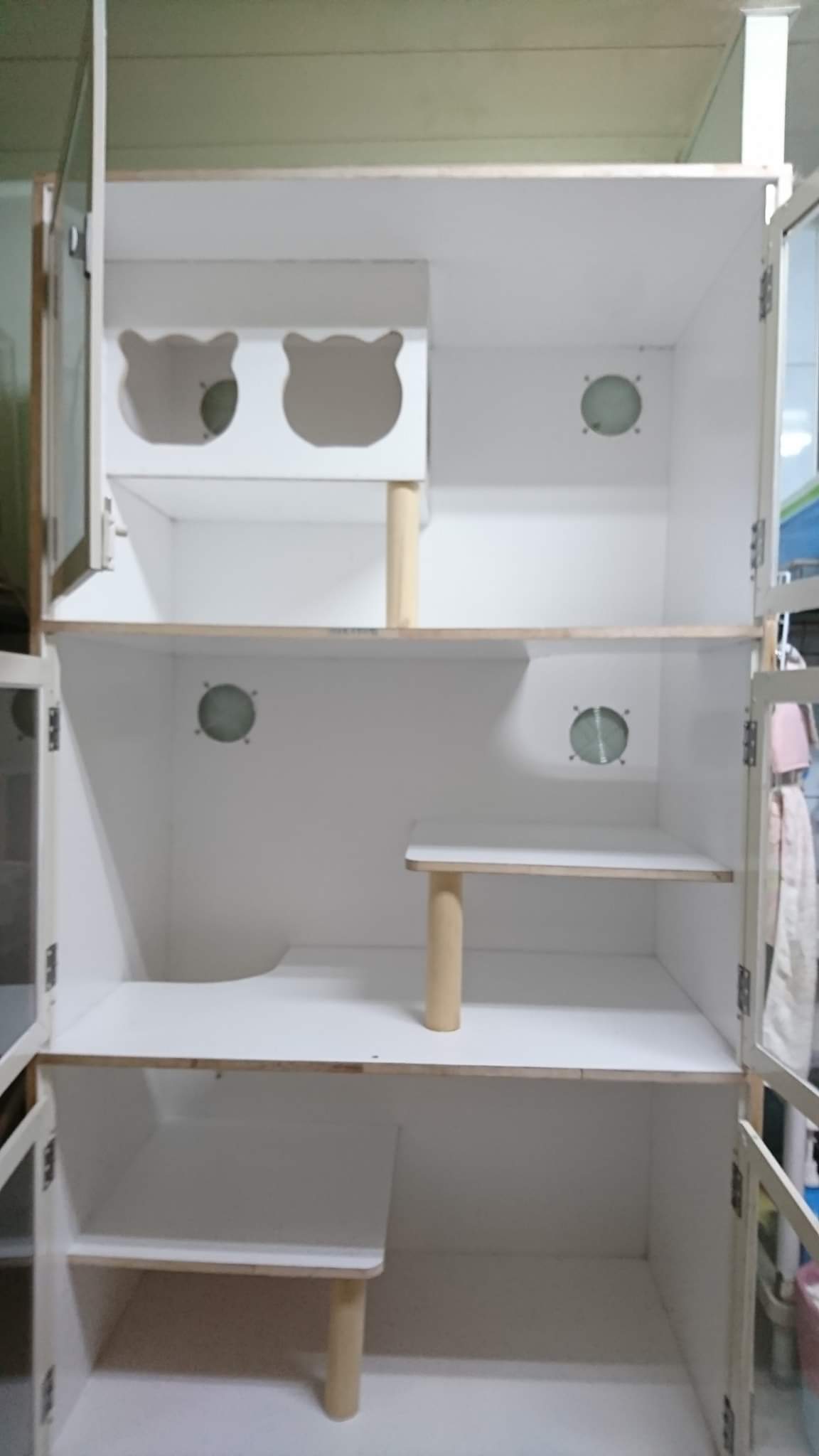【客製化商品】各種大型貓櫃~貓咪豪華複合式活動櫃│木工構圖設計│唐莊企業有限公司│木居手作工坊 - 第8張圖 10