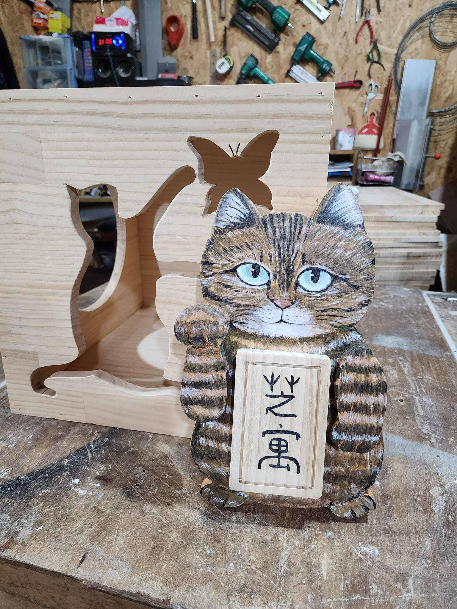 【客製化商品】客製化貓咪門牌~│木工構圖設計│唐莊企業有限公司│木居手作工坊 - 第17張圖 18